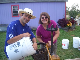 Making our first wine 2008