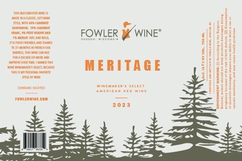 2023 Meritage Winemaker's Select NEW